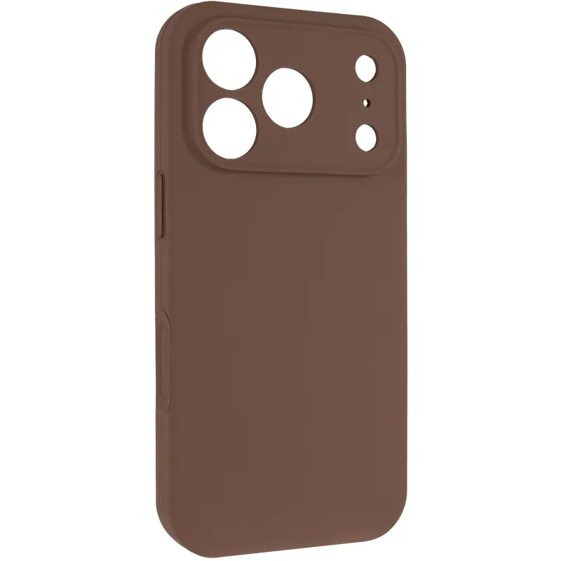 Чехол Silk Full Camera Protective (AA) NO LOGO для Apple iPhone 17 Pro Max (6.9") – Коричневый / Brown. Фото 1 из 5