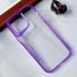 TPU+PC чохол з кольоровою окантовкою на Apple iPhone 15 Pro (6.1") – Purple. Фото 2 з 4
