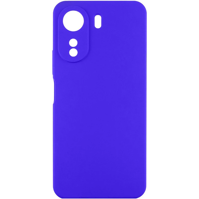 Чохол Silicone Case Lakshmi Plus з закритою камерою на Xiaomi Redmi 13C – Синій / Iris. Фото 2 з 2