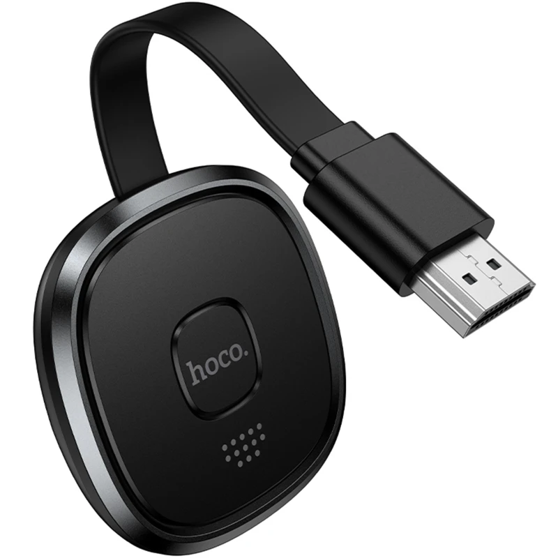 Адаптер Hoco UA45 HDMI Screen Mirroring Device (1080P) – Black. Фото 4 из 6