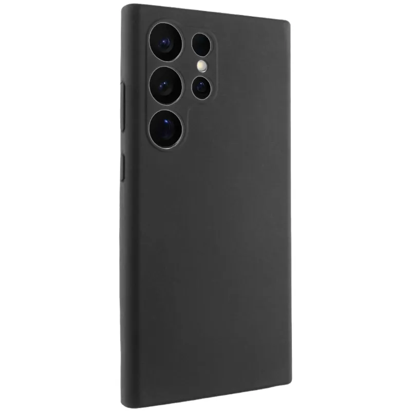 Чохол Silicone Case Lakshmi Premium із закритою камерою для Samsung Galaxy S24 Ultra – Чорний / Black. Фото 2 з 9