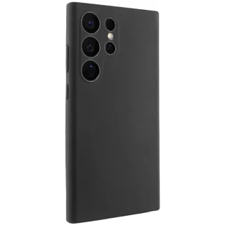 Чохол Silicone Case Lakshmi Premium із закритою камерою для Samsung Galaxy S24 Ultra — Чорний / Black