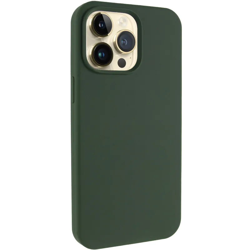 Чехол Silk Full Protective (AA) NO LOGO для Apple iPhone 14 Pro Max (6.7") – Зеленый / Cyprus Green. Фото 2 из 10