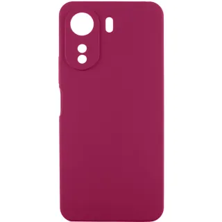 Чохол Silicone Cover Ummi Lakshmi Full Camera (AA) для Xiaomi Redmi 13C — Бордовий / Marsala