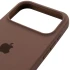Чехол Silicone Case (AA) Logo with MagSafe для Apple iPhone 17 Pro Max (6.9") – Коричневый / Brown. Фото 5 из 6