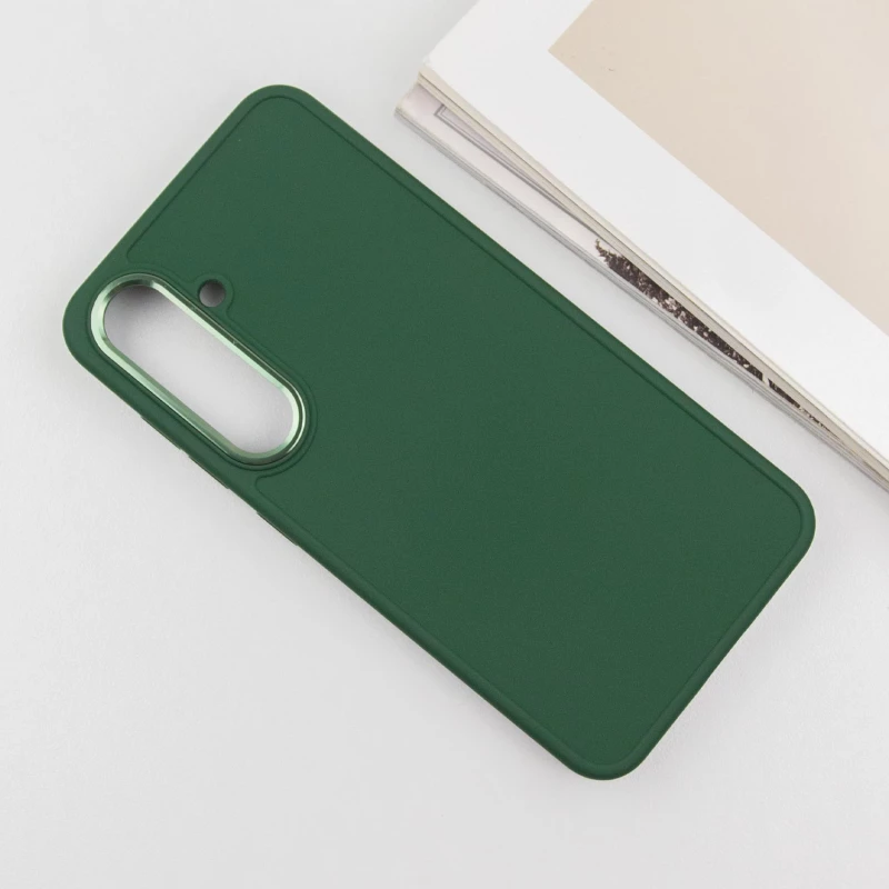 TPU чохол Bonbon з металевими кнопками на Samsung Galaxy S23 – Зелений / Army green. Фото 5 з 12