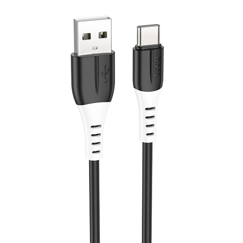 Дата кабель Hoco X82 Silicone USB to Type-C (1m) – Black. Фото 1 з 5