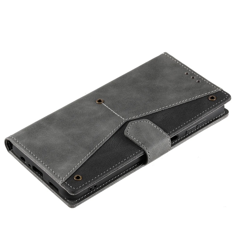 Шкіряний чохол-книжка Maverick Cover для Samsung Galaxy S26+ – Grey. Фото 4 з 5