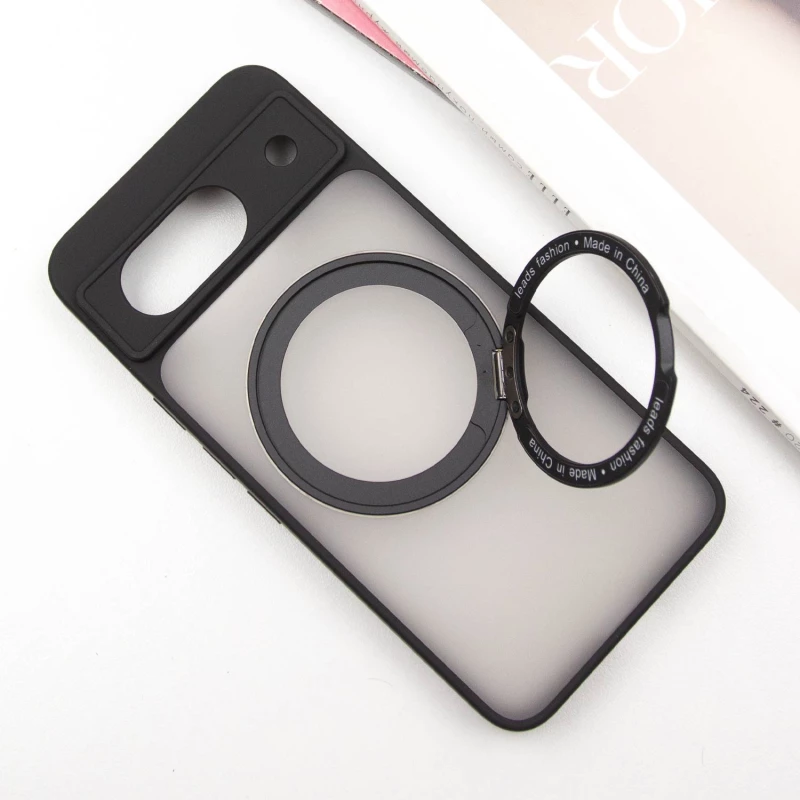 TPU чехол с MagSafe и кольцом для Google Pixel 8a – Black. Фото 6 из 13