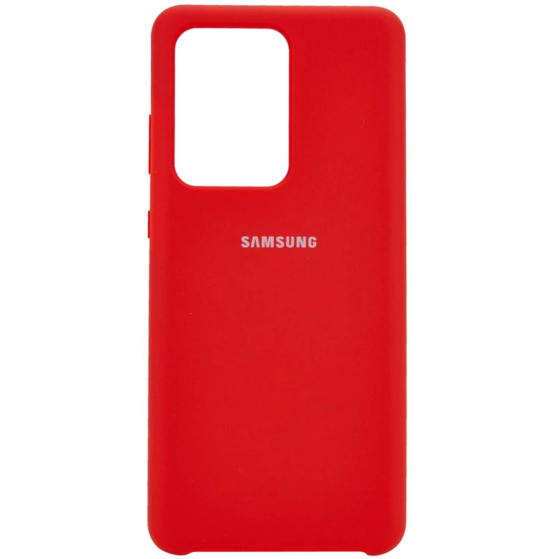 

Чохол Silicone Case на Samsung Galaxy S20 Ultra (Червоний / Red)