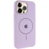 Чехол Silicone Case Full Protective (AA) V2 with MagSafe для Apple iPhone 16 Pro – Сиреневый / Lilac. Фото 2 из 11