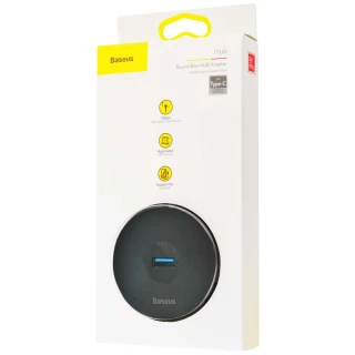 Перехідник HUB Baseus Round Box Type-C to USB 3.0 + 3USB 2.0 фото 1 з 4