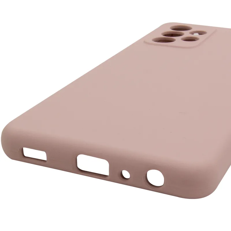 Чехол Silicone Case Lakshmi Premium з закритою камерою на Samsung Galaxy A52 4G / A52 5G – Розовый / Pink Sand. Фото 13 из 20
