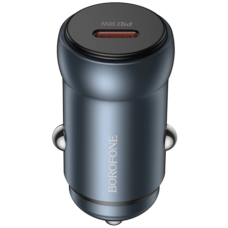 АЗП Borofone BZ32 Fresh PD30W (1USB-C) – Metal gray. Фото 1 з 3