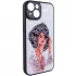 Стеклянный чехол Prisma Ladies на Apple iPhone 14 (6.1") – Girl in a hat. Фото 4 из 7