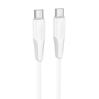 Дата кабель Borofone BX119 New Type-C to Type-C 60W (1m) — White