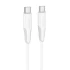 Дата кабель Borofone BX119 New Type-C to Type-C 60W (1m) – White. Фото 2 з 7