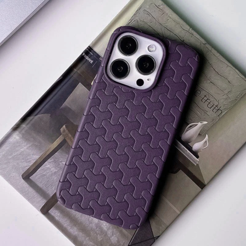 TPU чохол плетенка на Apple iPhone 12 Pro Max (6.7") – Purple. Фото 7 з 9