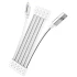 Дата кабель Hoco U103 Magnetic Absorption USB to Lightning (1m) – White. Фото 3 з 5