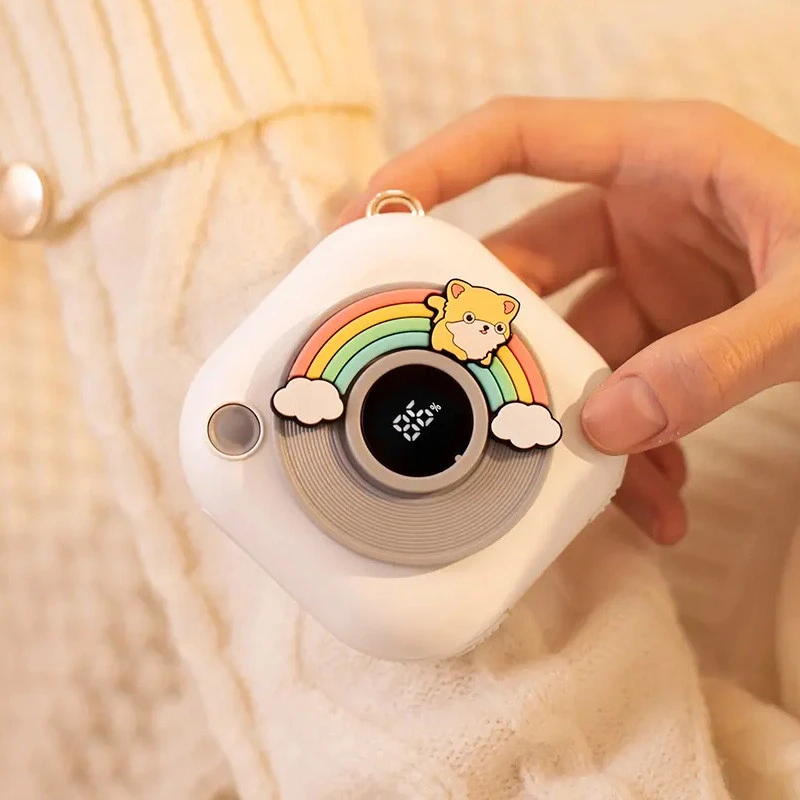 Портативний ЗП Power Bank GXZПортативний ЗП Power Bank GXZ-N11 2in1 with cable з обігрівачем для рук 5000 mAh-N11 2in1 with cable з обогревателем для рук 5000 mAh – White. Фото 2 з 2