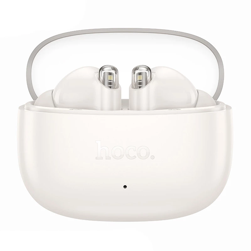 Бездротові TWS навушники Hoco EQ12 Rima – Milky White. Фото 2 з 3