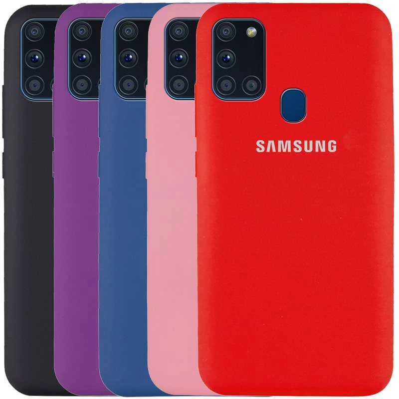 

Чохол Silicone Case з закритим низом на Samsung Galaxy A21s