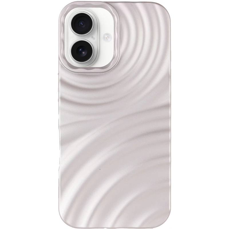 Чехол TPU MonoWave для Apple iPhone 16 – Light Gray. Фото 3 из 6