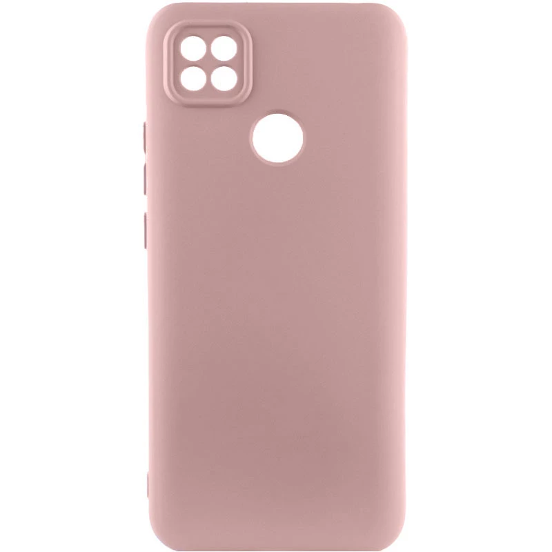 Цветной силиконовый чехол GETMAN с закрытой камерой на Xiaomi Redmi 9C – Розовый / Pink Sand. Фото 1 из 1