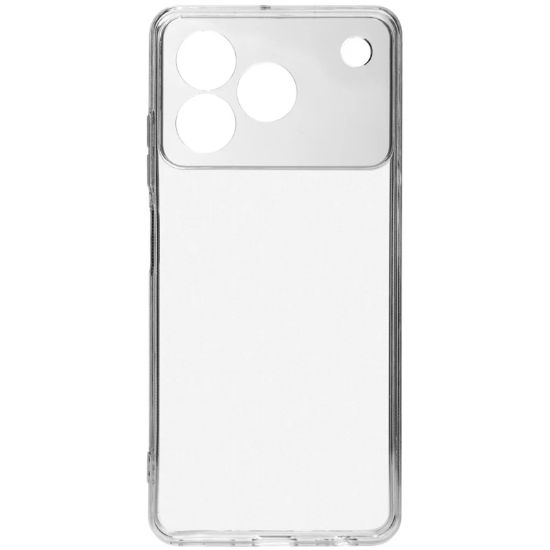 Ультратонкий силіконовий чохол 1,5 мм з захистом камери на ZTE Blade A76 – Безбарвний (прозорий). Фото 2 з 2