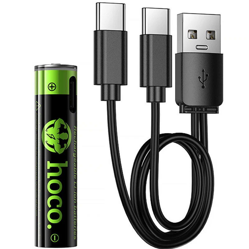 Акумуляторні батарейки Hoco Energy AAA 2 pcs фото 1 з 1