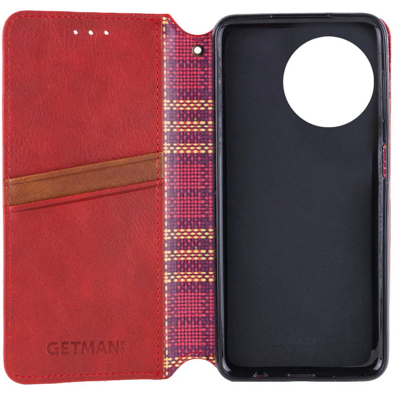 Чехол книжка GETMAN Cubic для Realme 11 4G – Красный. Фото 4 из 12