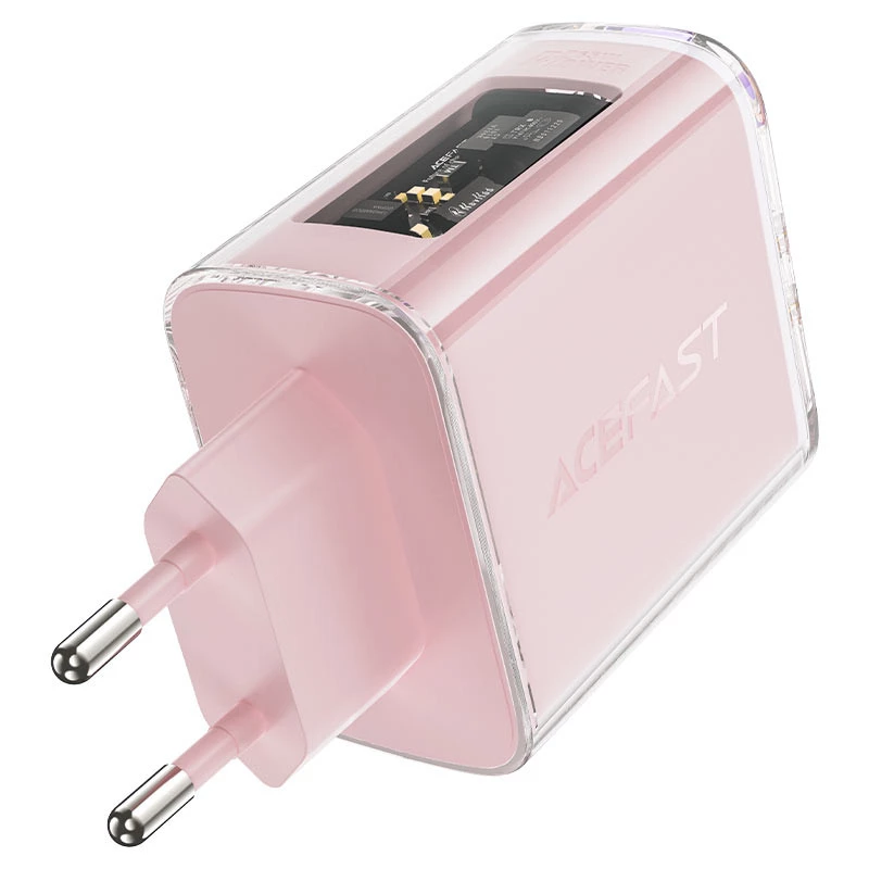 МЗП Acefast A45 Exploration series PD65W GaN (2*USB-C+USB-A) – Cherry blossom. Фото 2 з 3