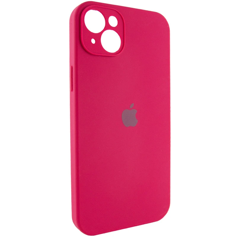 Чохол Silicone Case з захистом камери на Apple iPhone 13 (6.1") – Червоний / Rose Red. Фото 3 з 10