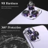 Металеве захисне скло на камеру на Apple iPhone 12 Pro (6.1") – Бузковий / Rainbow. Фото 9 з 10