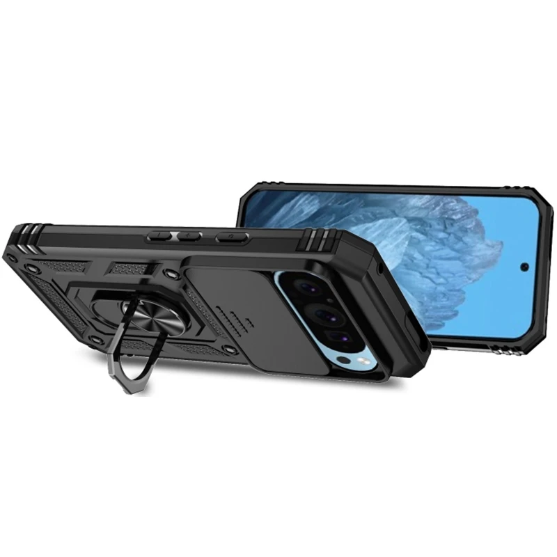 Протиударний чохол Serge Ring з захистом камери на Google Pixel 10 Pro – Чорний. Фото 3 з 3