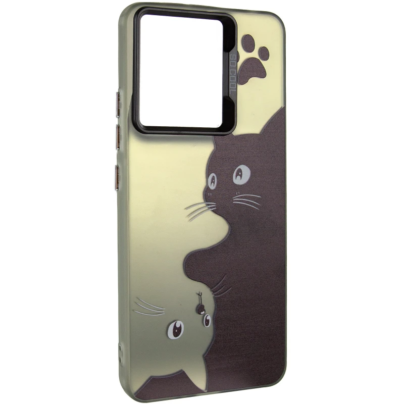 Чохол TPU+PC Street Art для Xiaomi Redmi 13 4G – Cats. Фото 2 з 6