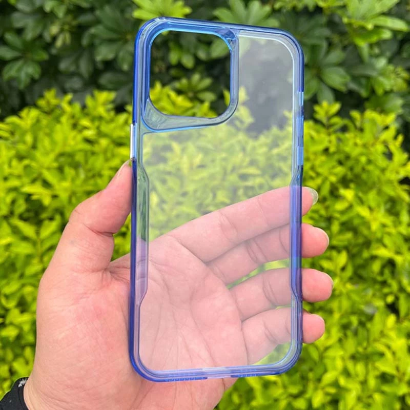 TPU+PC чохол з кольоровою окантовкою на Apple iPhone 14 Pro Max (6.7") – Blue. Фото 2 з 5