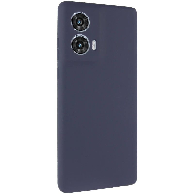 Чехол Silicone Case Lakshmi Plus с закрытой камерой для Motorola Edge 50 – Синий / Midnight Blue. Фото 2 из 6
