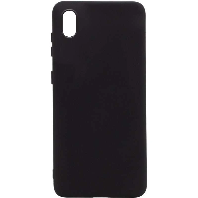 

Чехол Silicone Case без лого для Samsung Galaxy M01 Core / A01 Core (Черный / Black), Чорний / black