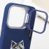 TPU+PC чохол з тваринами для Apple iPhone 16 – Blue Wolf. Фото 5 з 13