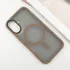 TPU+PC чехол Metal Buttons with Magnetic Fit для Apple iPhone 16 – Золотой / Gold. Фото 2 из 5