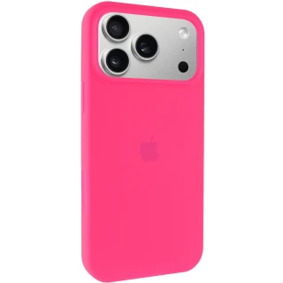 Чехол Silicone Case с закрытым низом для Apple iPhone 17 Pro (6.3") фото 1 из 6