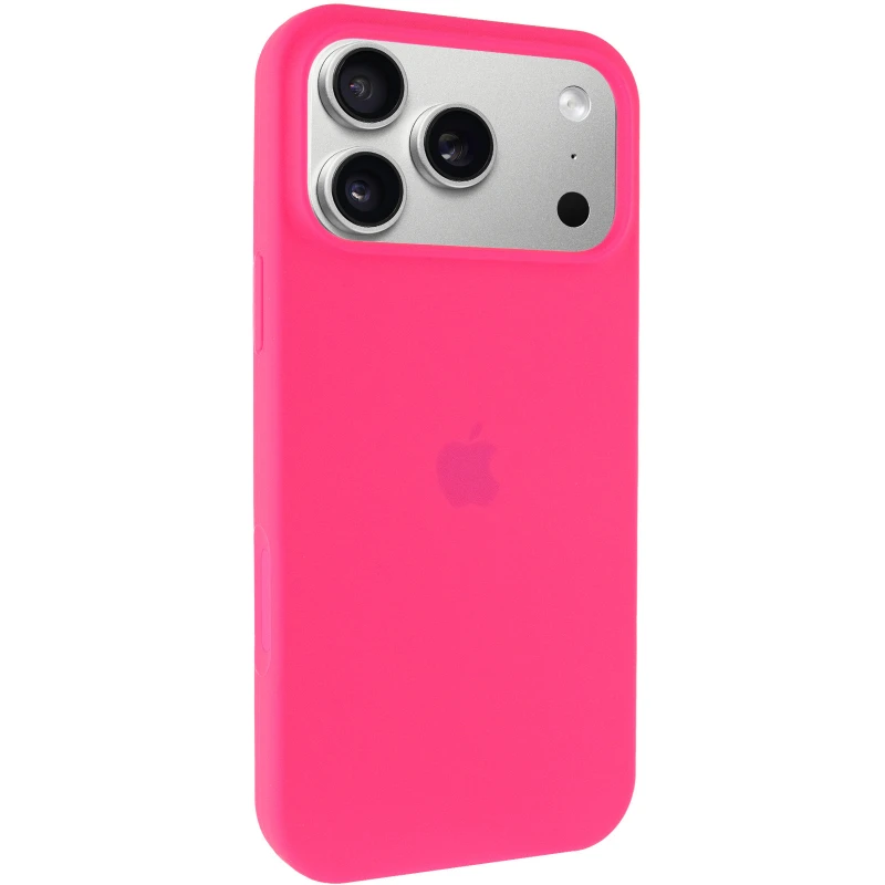 Чохол Silicone Case з закритим низом на Apple iPhone 17 Pro Max (6.9") – Рожевий / Barbie pink. Фото 2 з 6