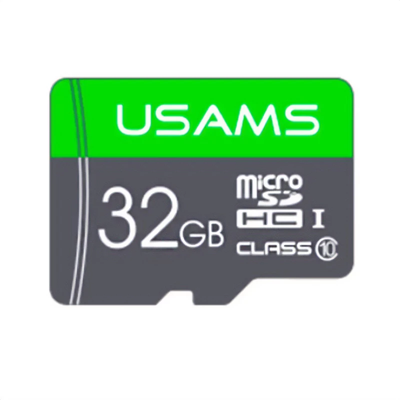 Карта пам'яті USAMS US-ZB094 TF High Speed Card 32 Gb ( nо adapter) – Green. Фото 2 з 2