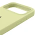 Чехол Silicone Case с закрытым низом для Apple iPhone 17 Pro (6.3") – Желтый / Mellow Yellow. Фото 5 из 6