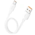 Дата кабель Hoco X96 Hyper USB to Type-C 100W (0.25m) – White. Фото 6 из 8