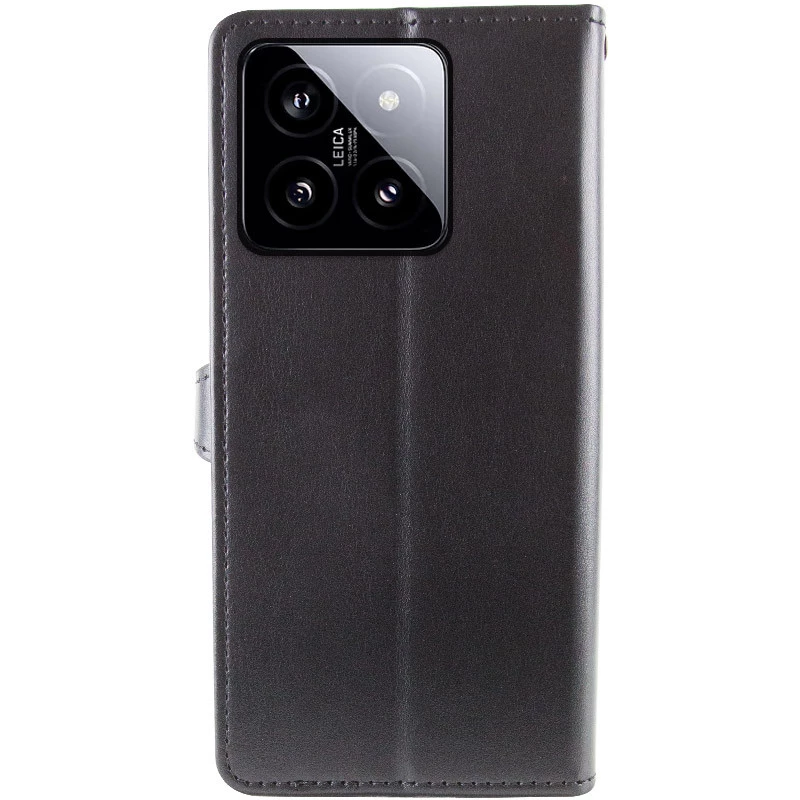 Чохол-книжка GETMAN галант на Xiaomi 14 – Чорний. Фото 3 з 8