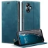 Шкіряний чохол-книжка CaseMe Velvet Nubuck для Samsung Galaxy A06 – Blue. Фото 2 з 5