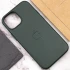 Шкіряний чохол Silicone Case Premium з MagSafe на Apple iPhone 12 Pro Max (6.7") – Forest Green. Фото 7 з 8