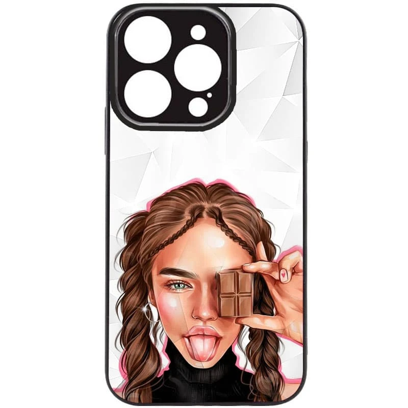 

Стеклянный чехол Prisma Ladies на Apple iPhone 14 Pro Max (6.7") (Chocolate)